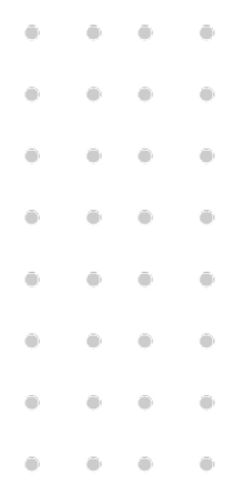 White dots in a grid pattern.